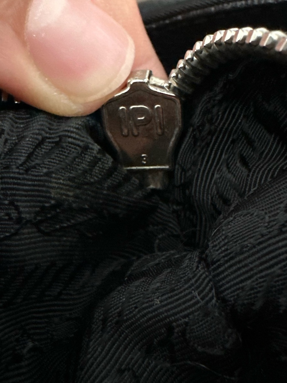 Prada Black Shoulder Bag with Leather Flap - Picture 14 of 15